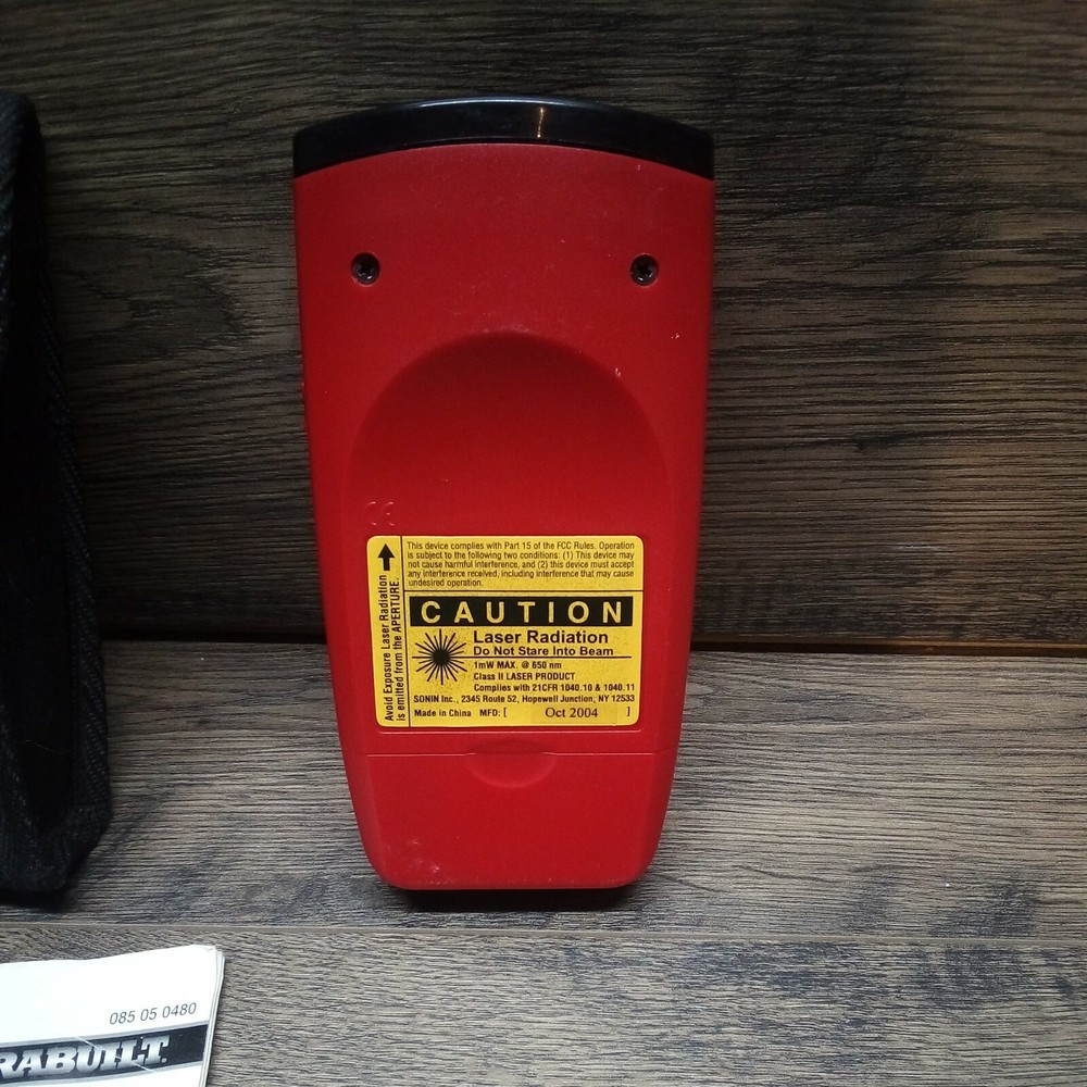 Durabuilt Electronic Tape Measure With Laser Pointer Case And Guide