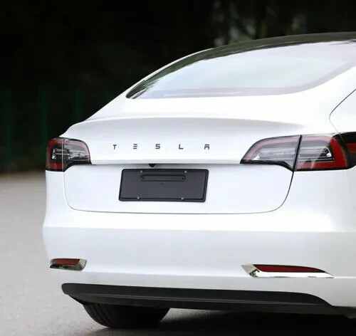 TESLA Letters Emblem Badge Model 3 & Y - Black