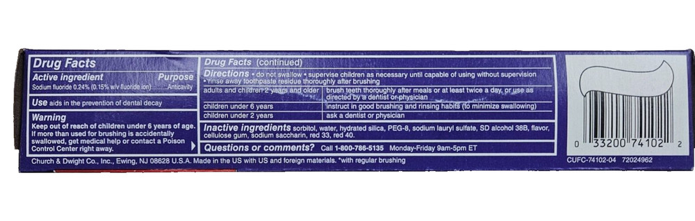 CLOSE-UP Cinnamon Blast Toothpaste 6oz ( 2 tubes ) __