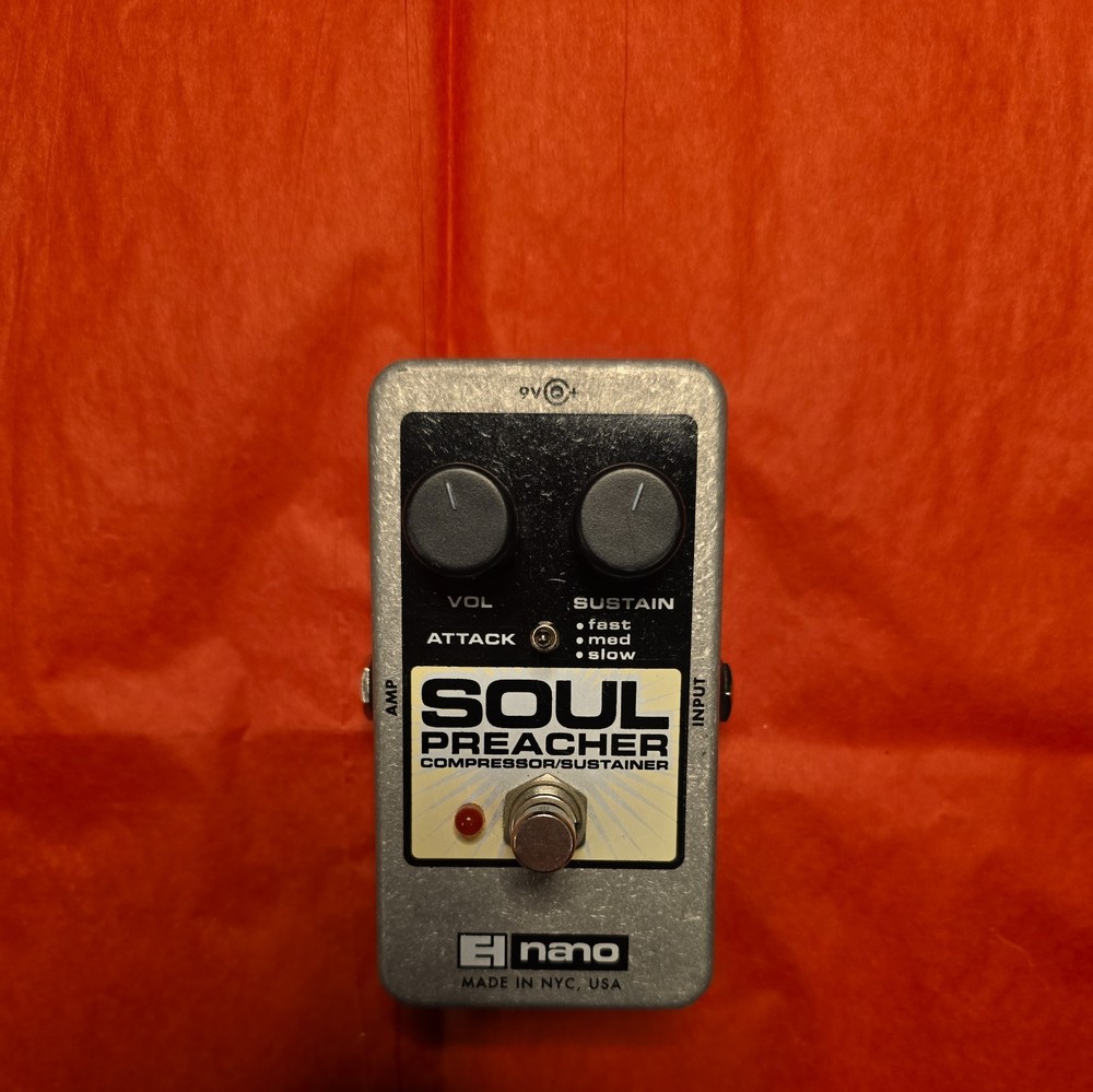 Electro-Harmonix Soul Preacher Compressor/Sustainer Pedal - Open Box