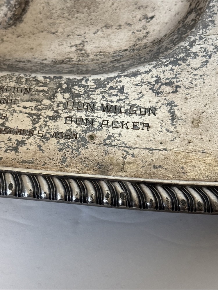 Vintage FB Roger’s Silverplate 7714 Meat Fruit Platter Tray 20" X 14"