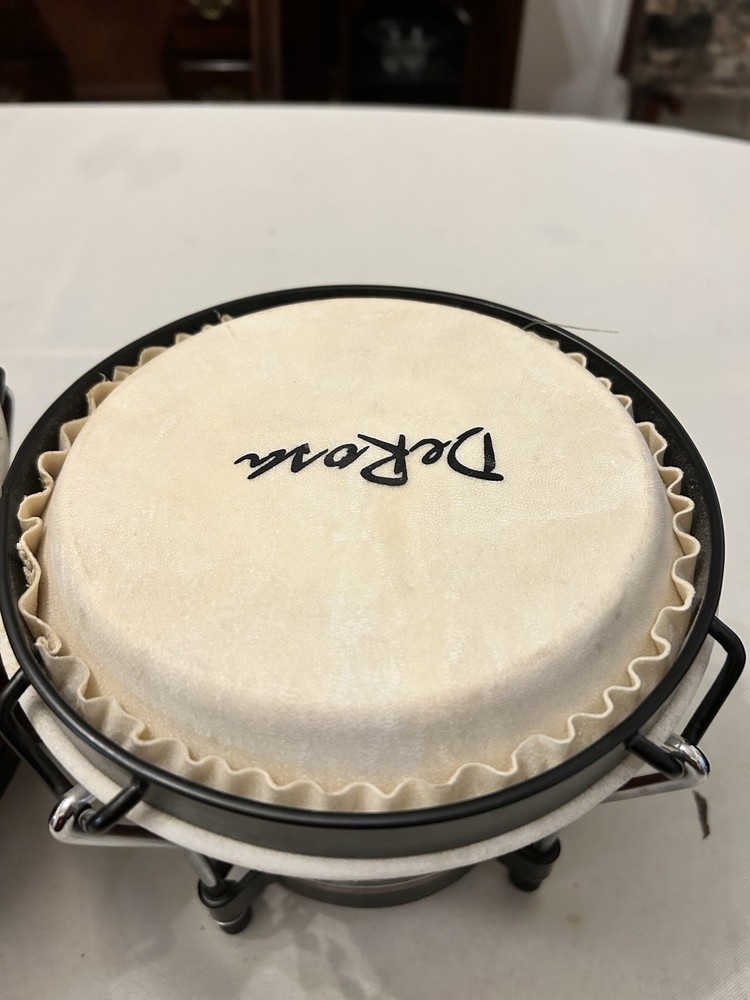 DeRosa Percussion Bongo Drum Set 6” 7” De Rosa