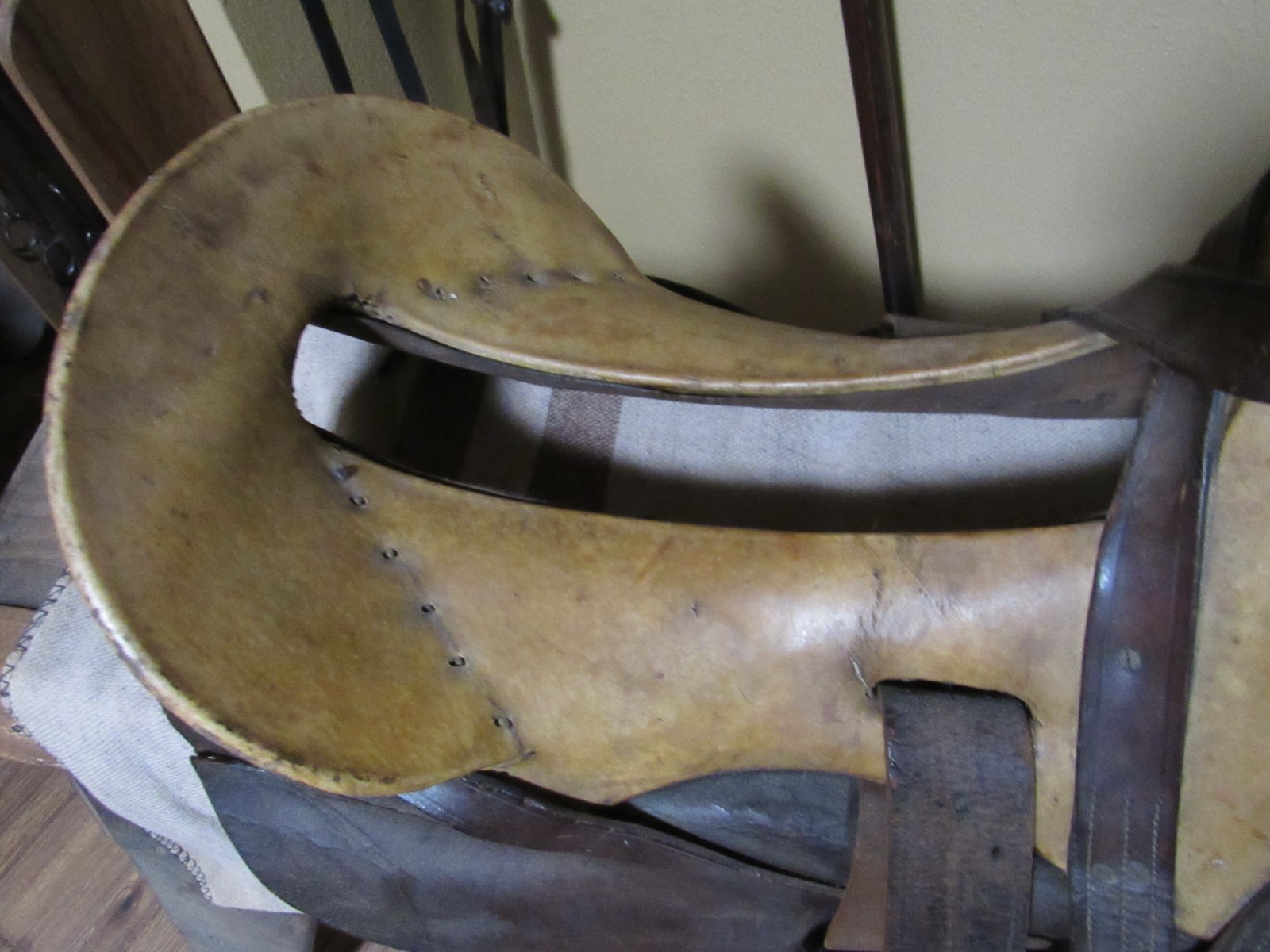 Rare M 1875 Indian Wars Antique 1860s 1870s Wagon Drivers Saddle Civil War