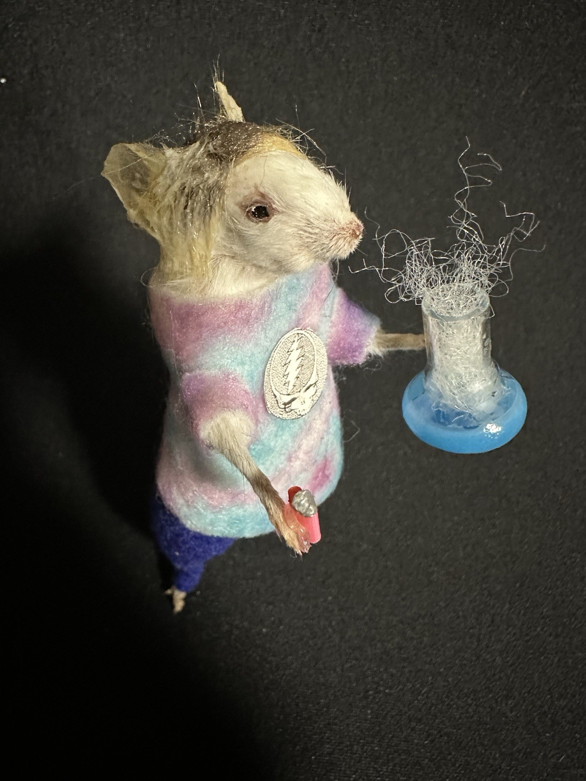 Taxidermy Mouse Stoner Hippie Mouse Oddities Curiosities Taxidermy Art