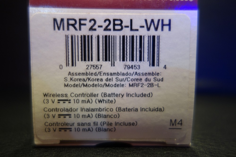 Lutron Maestro Wireless 2 Button Controller MRF2-2B-L-WH