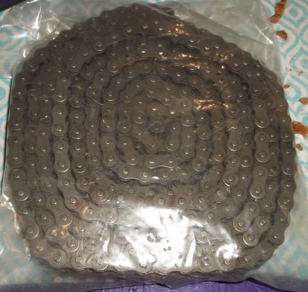 NEW NO BOX AMETRIC 08B 10' DOUBLE ROLLER CHAIN (O6)