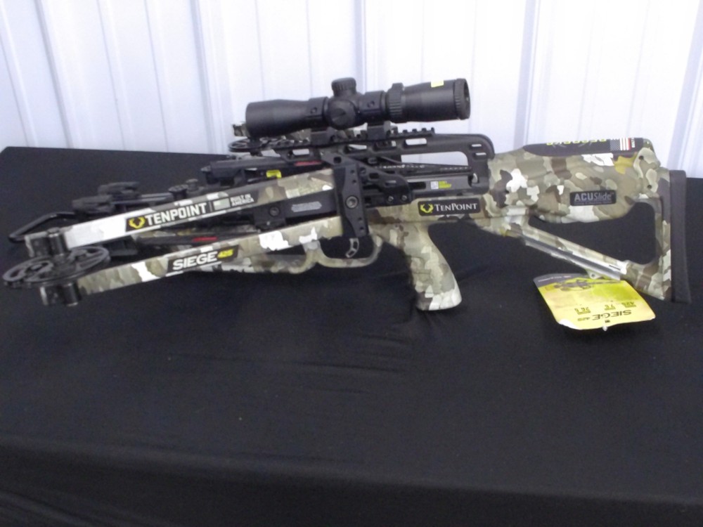 Tenpoint Siege 425 Crossbow ACUSLIDE W/100YD SCOPE- NWT - NEEDS STRING