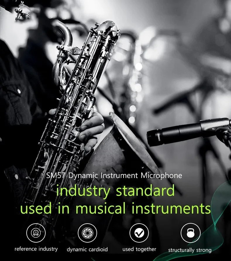 SM57 Cardioid Dynamic Instrument Microphone