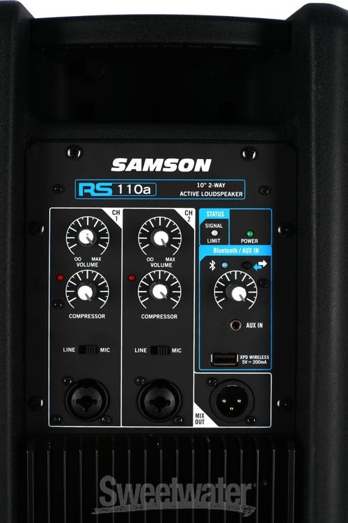 Samson RS110A 300W 10" Powered Speaker