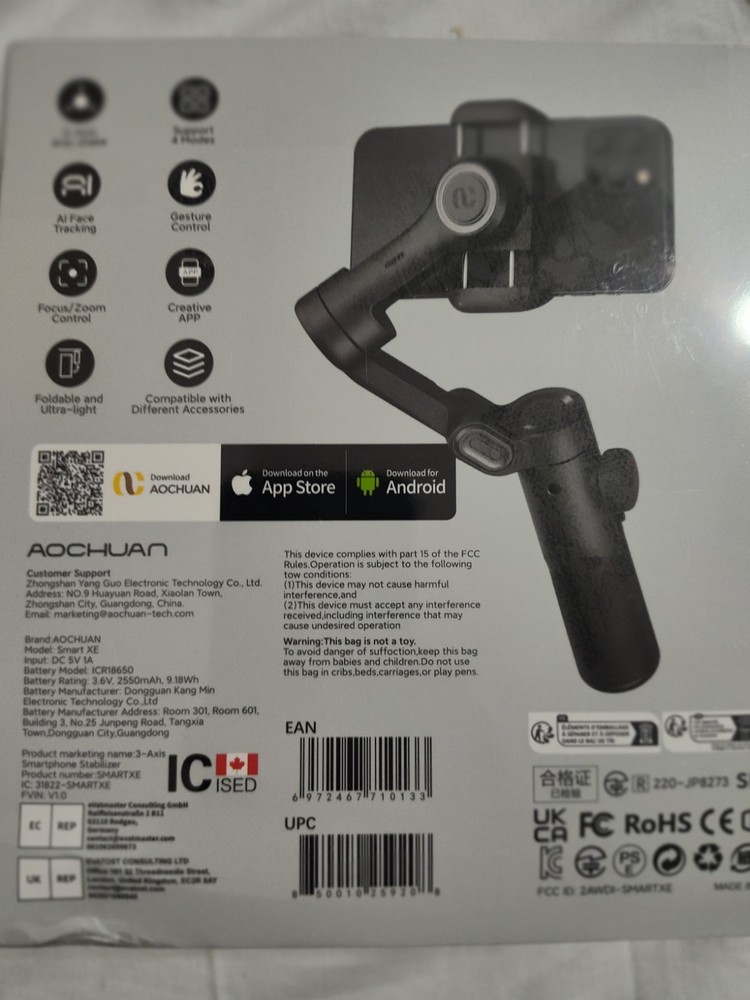 Smart XE 3-Axis Smartphone Stabilizer