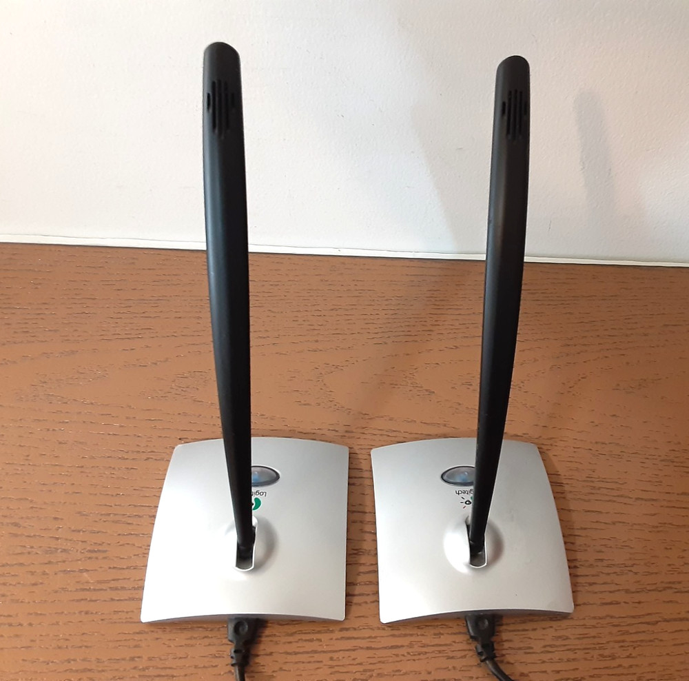 2 Logitech USB Desktop Microphones Tested works