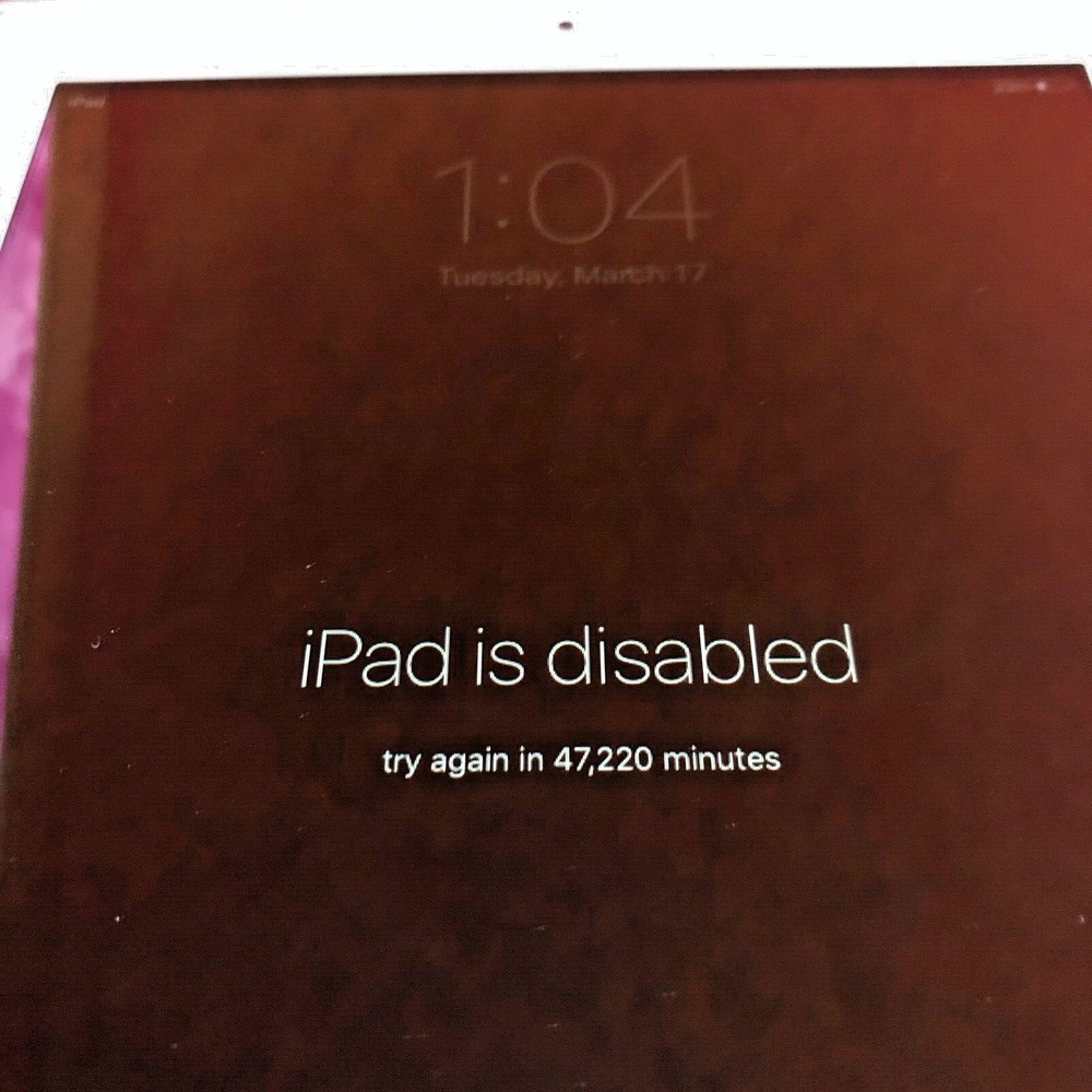 iPad Model A1396 LOCKED/DISABLED 16GB