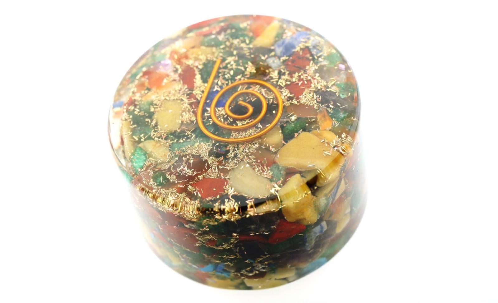 7 Chakra Orgone Tower Buster 1.75" EMF Protection Energy Generator