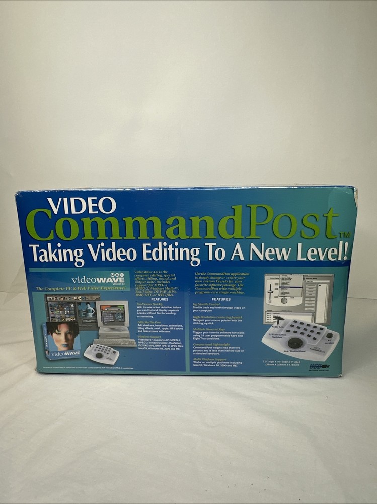 FOCUS COMMAND POST CP1 CP-1 MEDIA CONTROLLER W/ USB CONNECTOR CABLE HT-39 SEALED