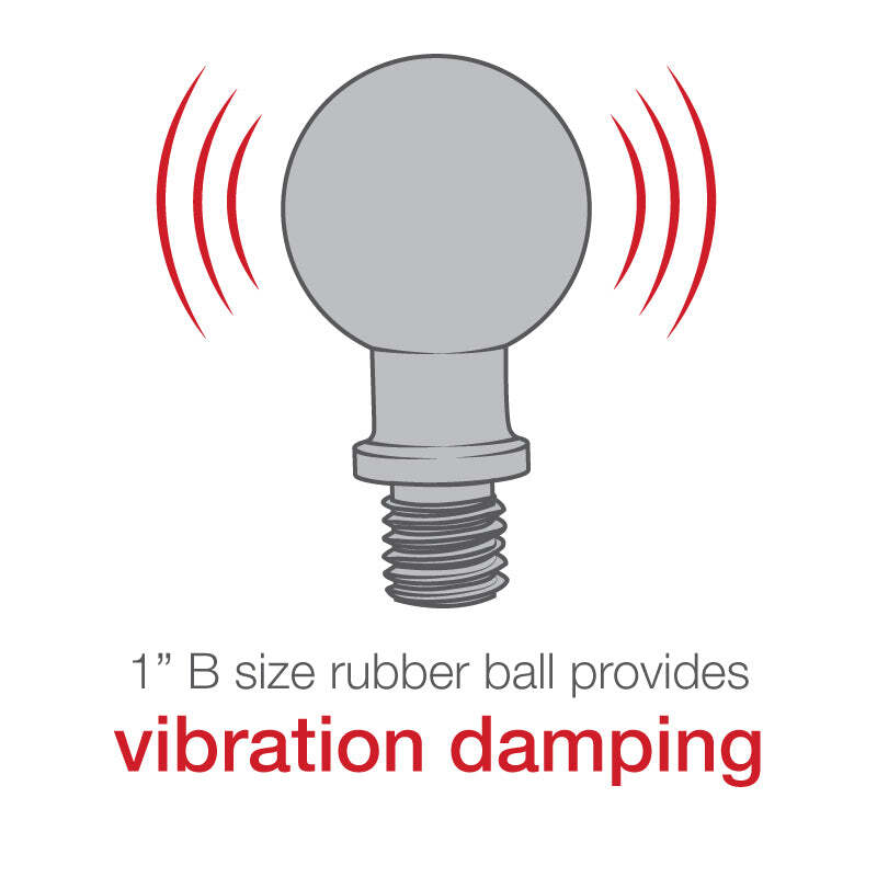 RAM-B-236U RAM Ball Adapter with 3/8"-16 Threaded Post &...
