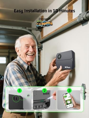 WiFi Smart Sprinkler Controller, 4 Zones, App Control, Auto Rain Skip, Easy Inst