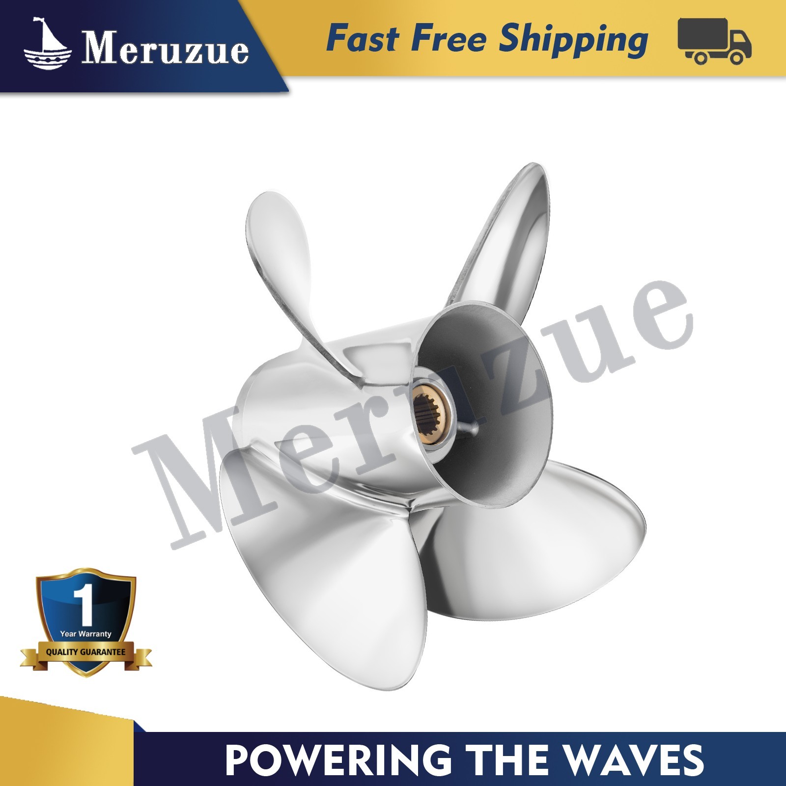 14 x 21 Stainless Propeller fit Mercury 135 150 175 200 225 250 300HP 15T RH