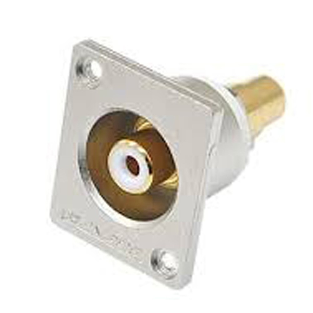 Canare RCA Flush-Mount Receptacle, Jack to Jack