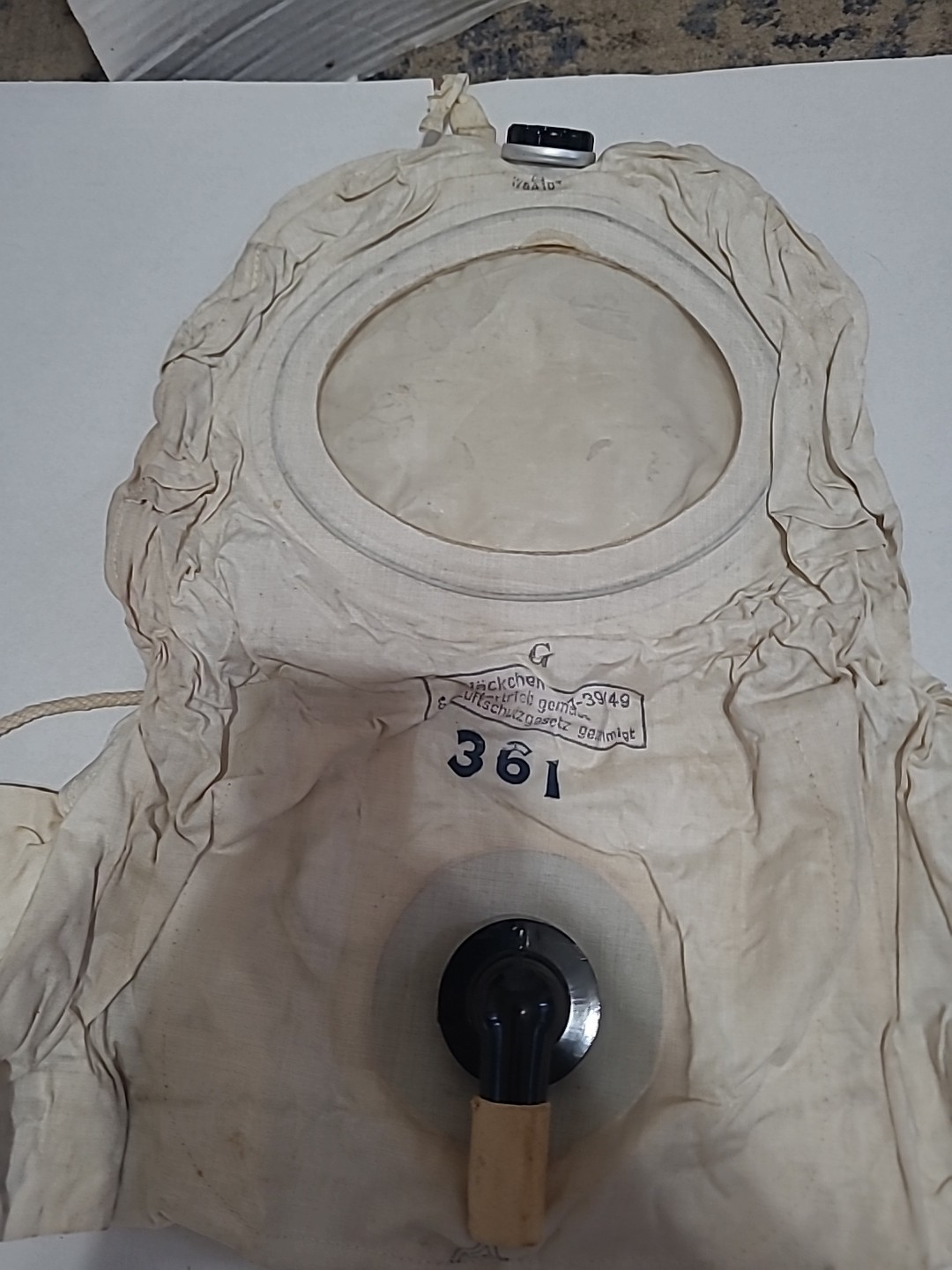 (2) RARE German Child Gas Jacket WWII NOT COMPLETE