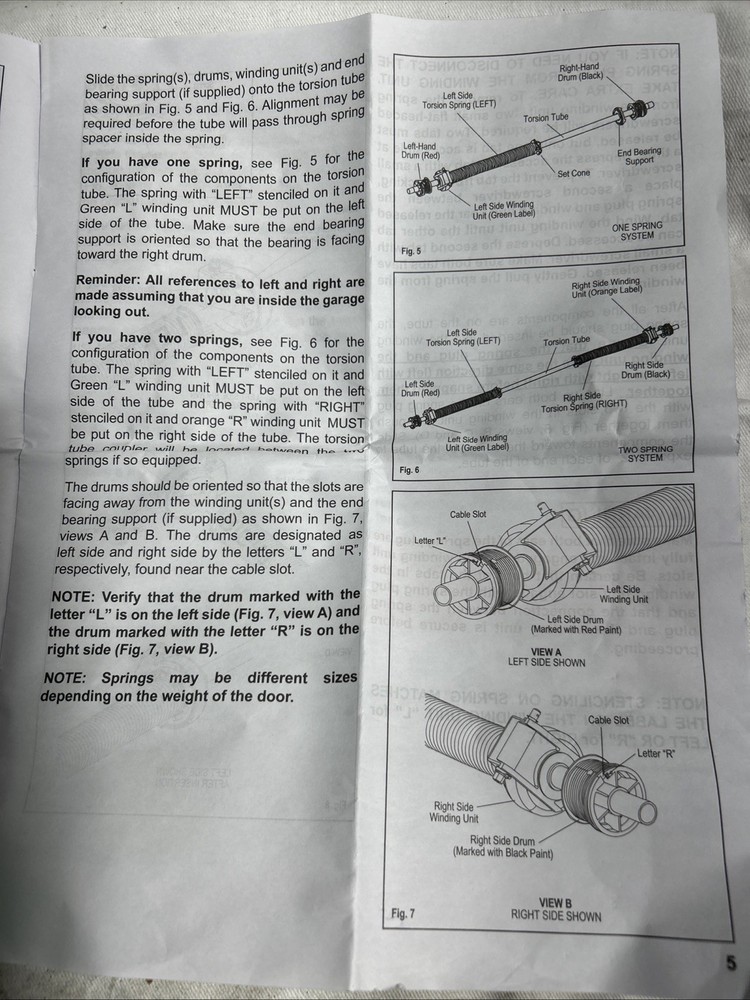 EZ-SET Torsion Spring System 1042026 SS
