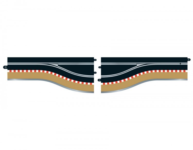 Scalextric Digital  Left Hand Pit Lane Track W/ Sensor C7014