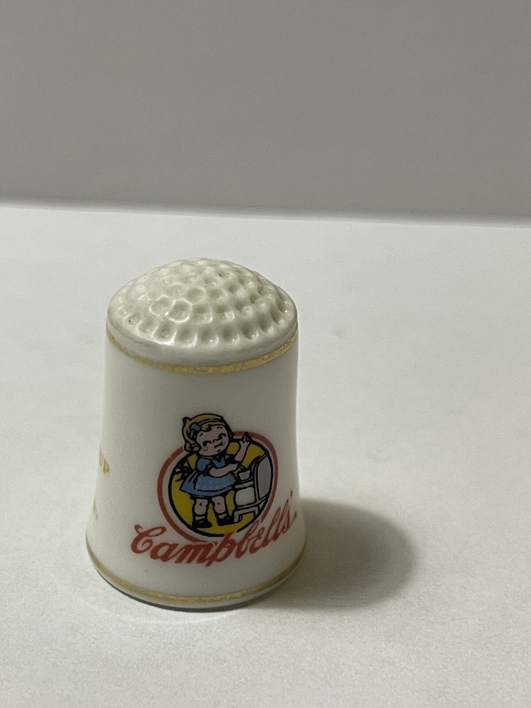 VTG Campbells Soup Thimble 1980