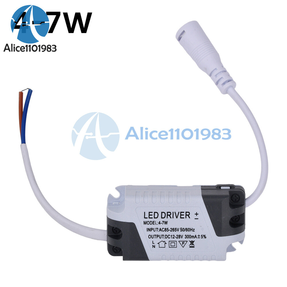 LED Panel Driver Ceiling Light AC85-265V 3-36W Transformer Power Supply Adapter