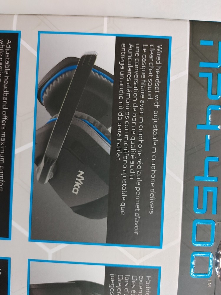 Nyko NP4-4500 Wired Headset ~ NEW SEALED