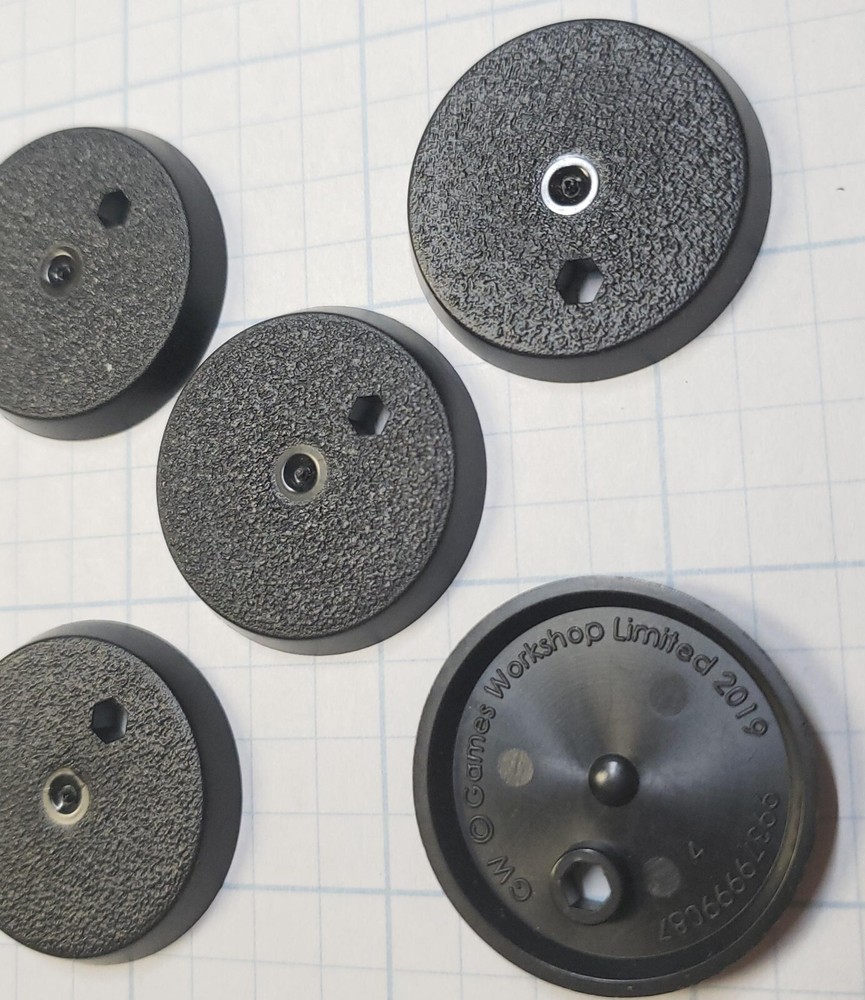 Warhammer 40k Tyranid Bits Termagant 28mm Round Base w Peg Hole x5