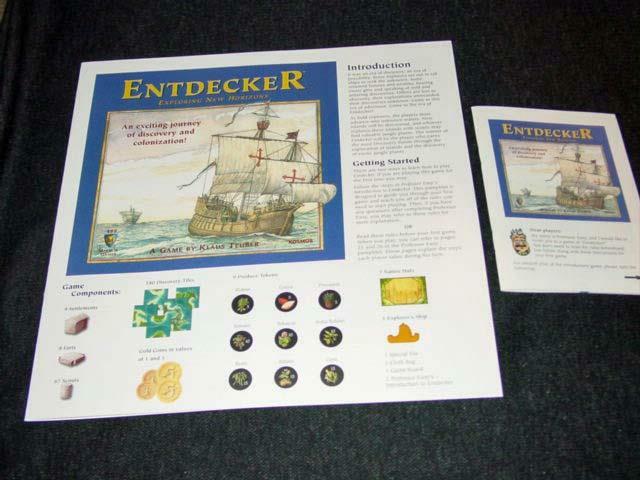 Mayfair Games : ENTDECKER - Exploring New Horizons - Same Designer as "Catan"