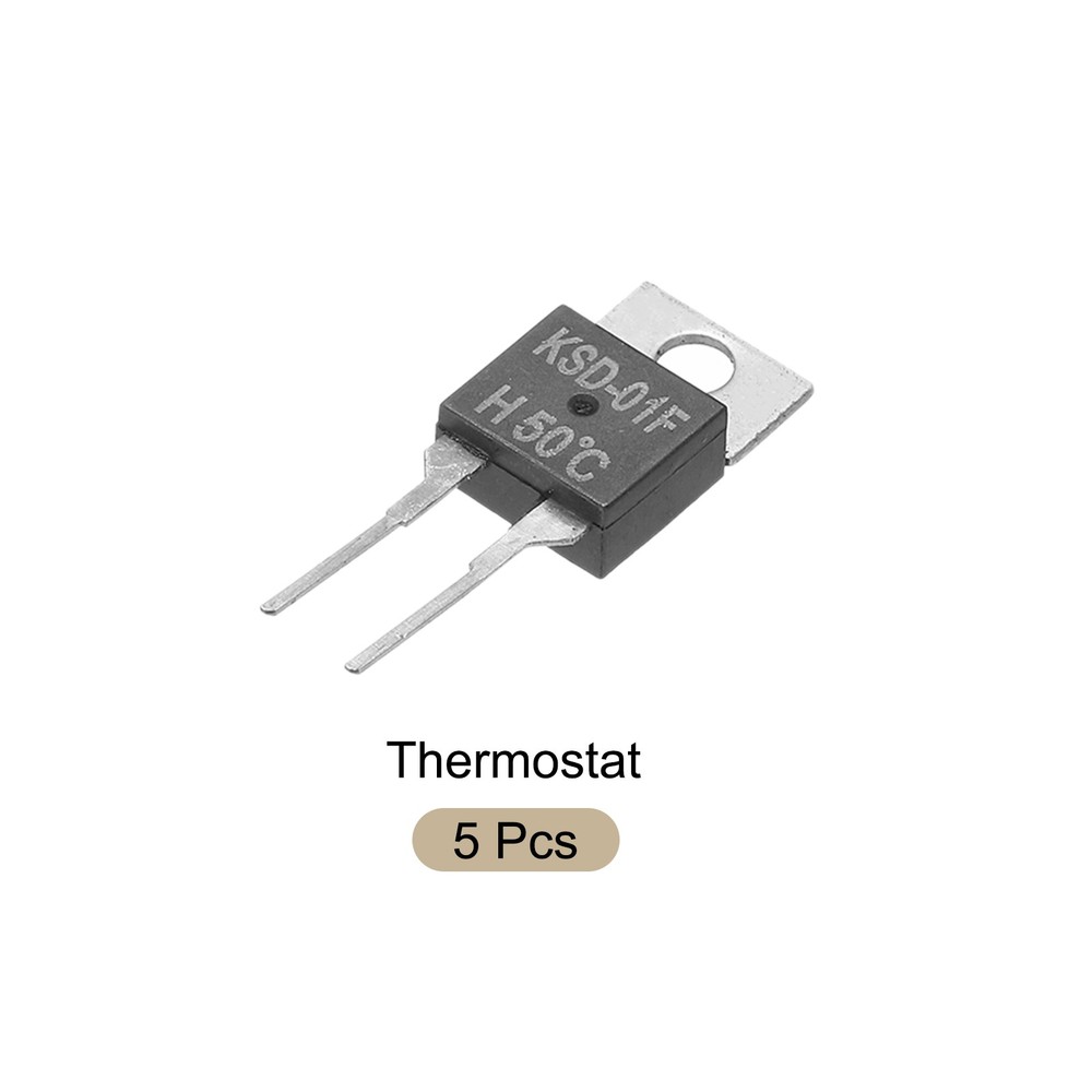 KSD-01F Temperature Controller Normally Open Control Switch 50°c N.O 5 Pack