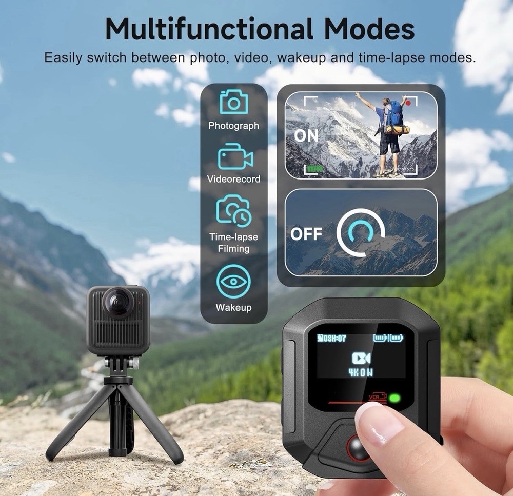 Remote Control for GoPro Hero 13, Wireless Portable Smart Controller