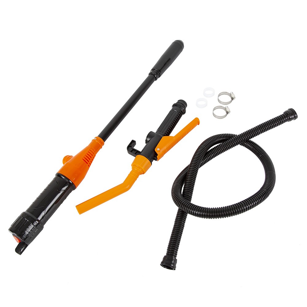 2.4 GPM Powered Battery Quick Liquid Fuel Transfer Pump with Flow Control Nozzle