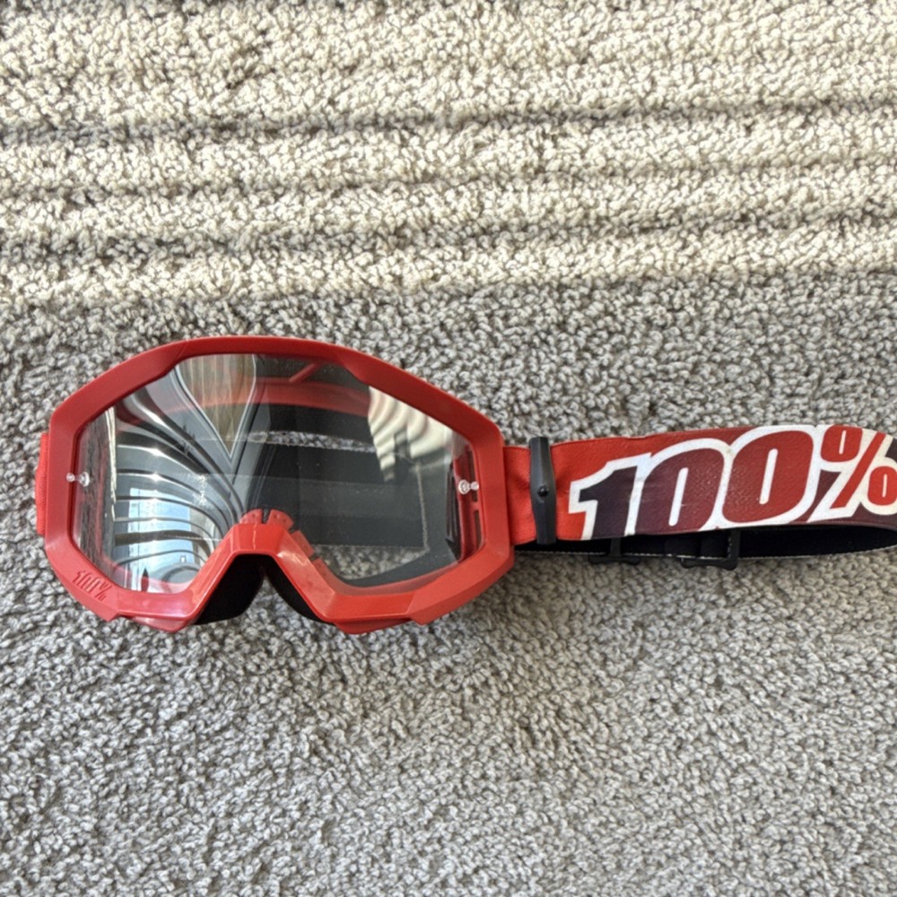 100% Motocross Goggles Clear Lens