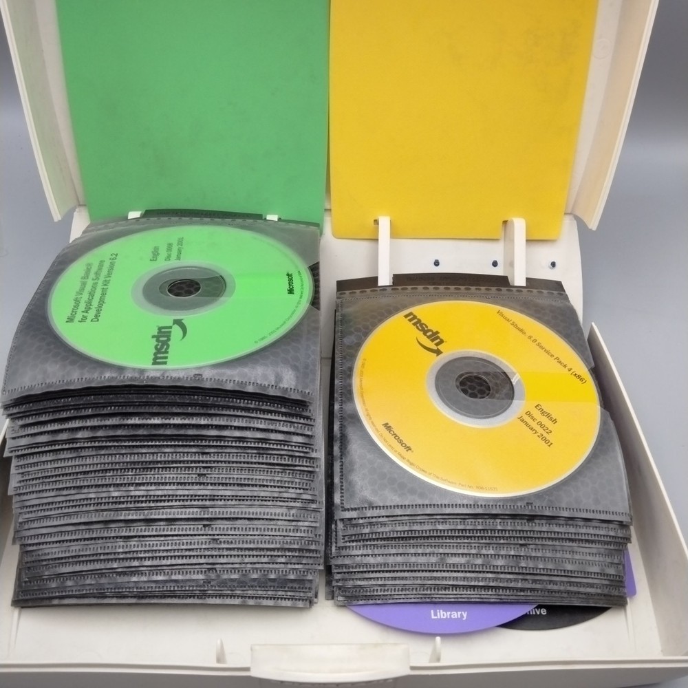 MSDN Subscription Software Library 2001 Including Codename Whistler