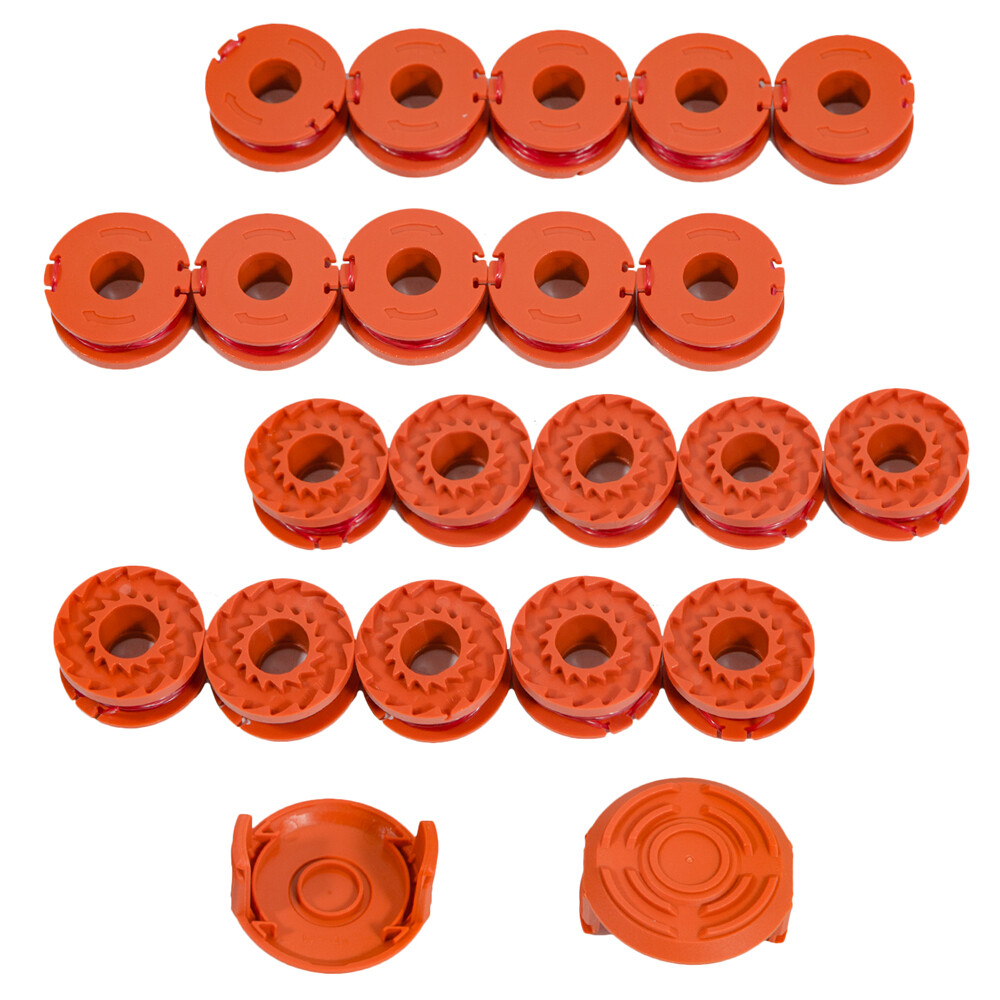20-Pack Replacement Nylon Spool Line for Worx Trimmer/Edger WA0010