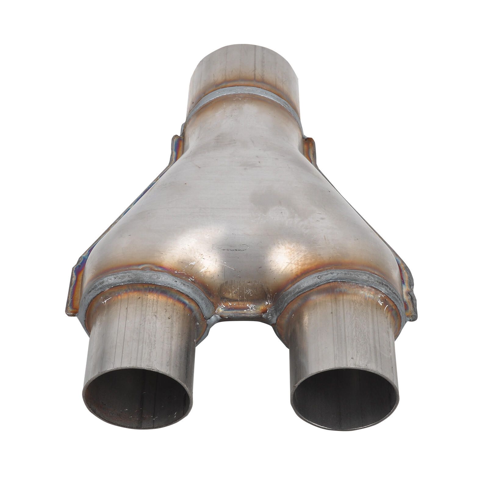 Y-Pipe Exhaust Pipe Adapter Connector 2''/2.25''/2.5''/2.75''/3''ID Single/Dual