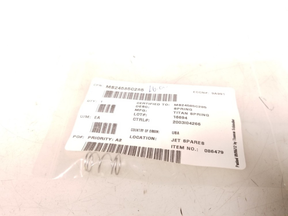 Spring M824585C285 Free Shipping