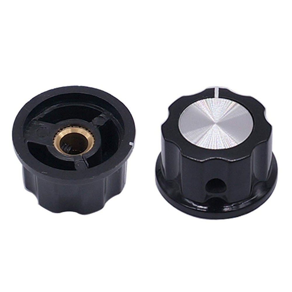 Elevate Your Electronics with Perfect Size 6mm Dia Shaft Knobs Pack of 10