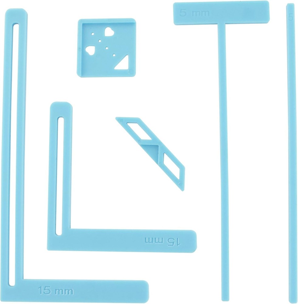 Versatile 6Pcs Scrapbooking Tool Set - Ideal for Creative Journal Projects