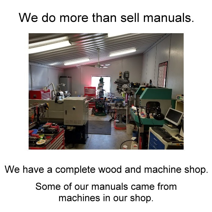 TREE 2VG-C Milling Machine Operator Instructions Service Parts Manual 1691