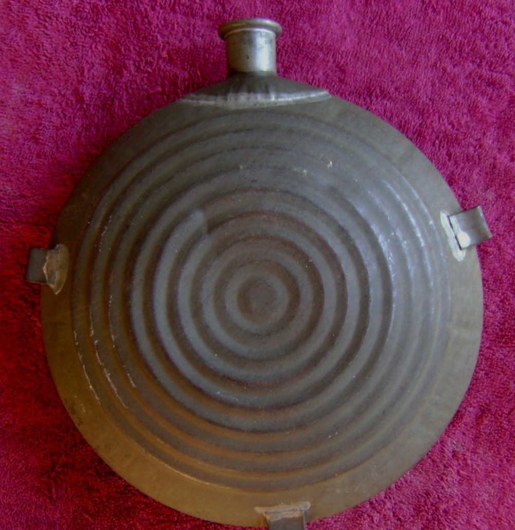 NICE CIVIL WAR ERA UNION  NON-  EXCAVATED "BULLSEYE" CANTEEN