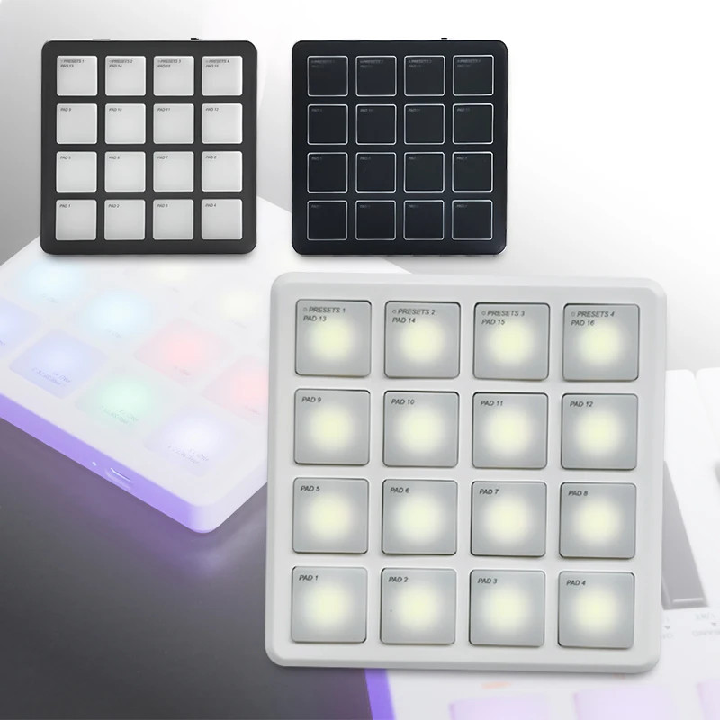 M-VAVE SMC-Pad Pocket-Sized MIDI Controller, Bluetooth Wireless Mini Metronome