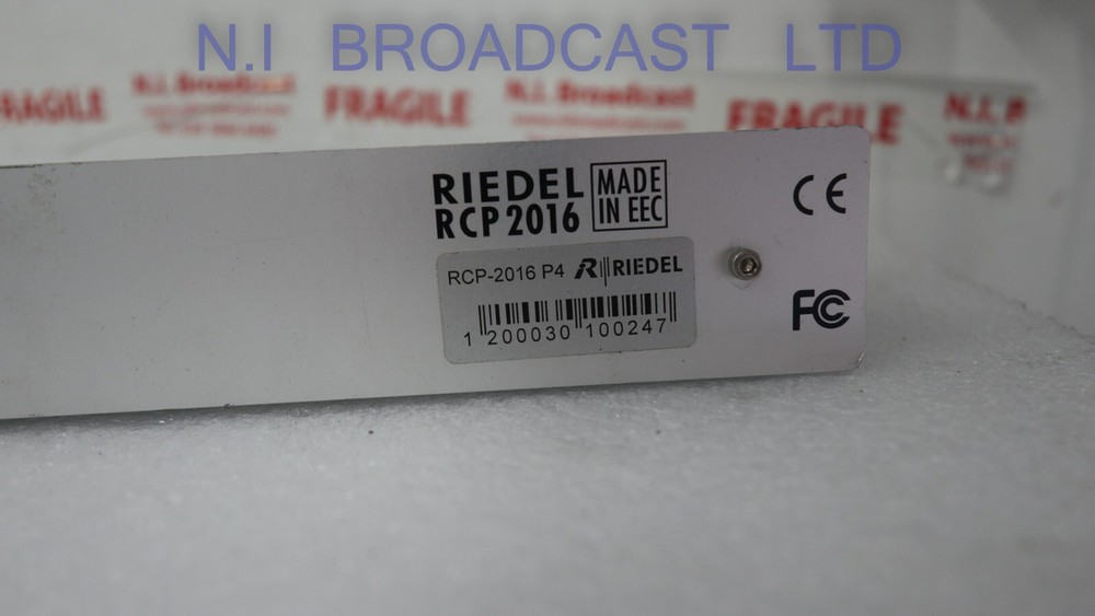 Riedel rcp-2016 Artist intercom panel with PSU Fully working,