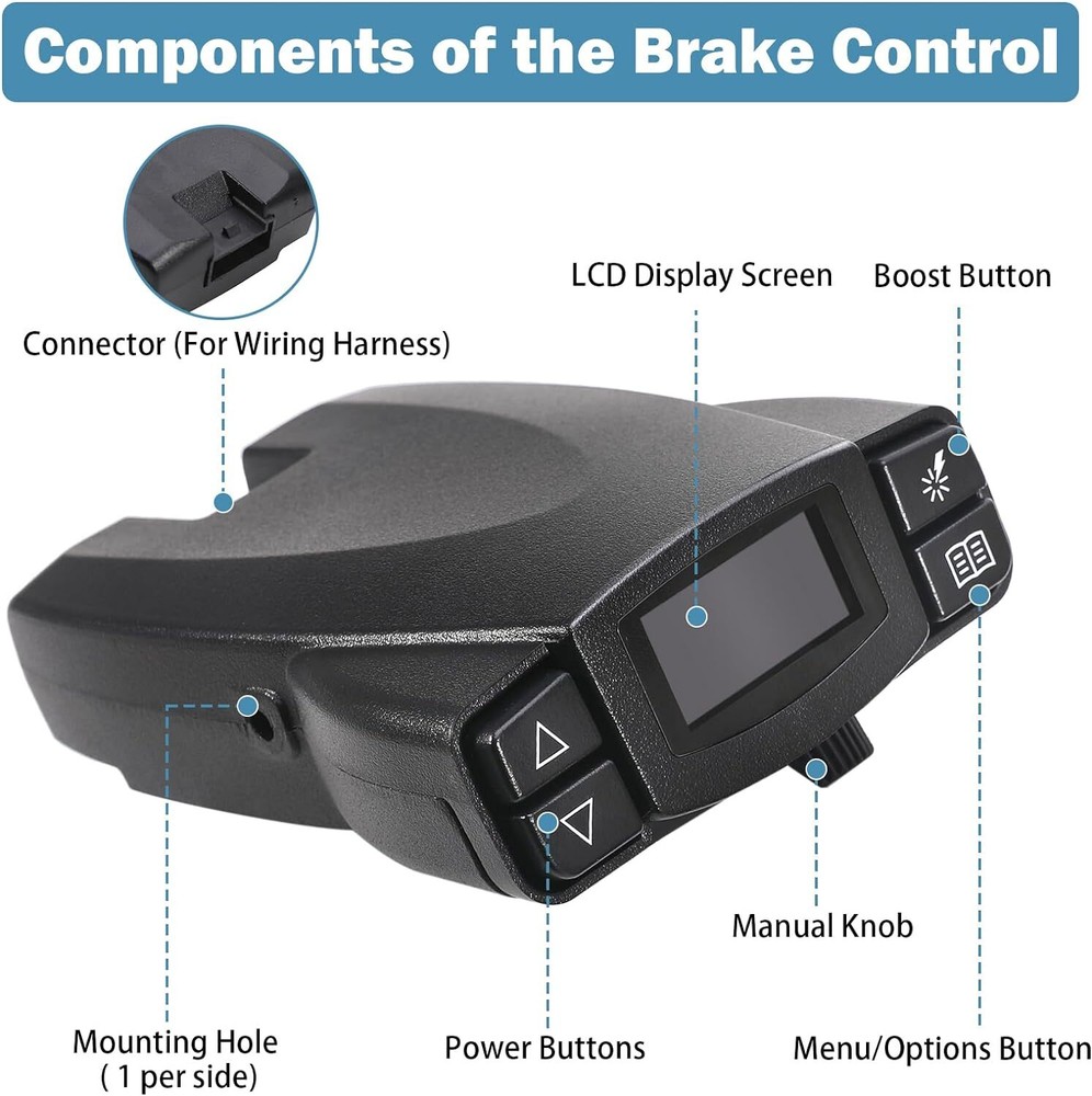 for Tekonsha P3 Prodigy 90195 Electric Trailer Brake Control Module Controller
