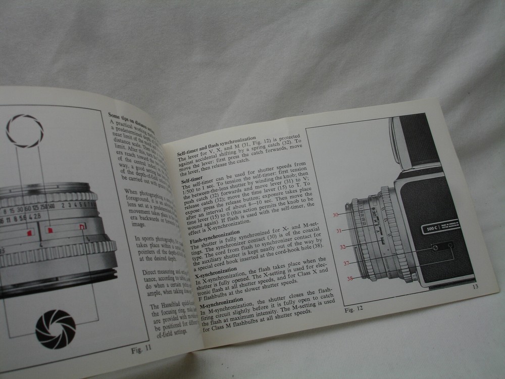 HASSELBLAD 501c/m Instruction Manual