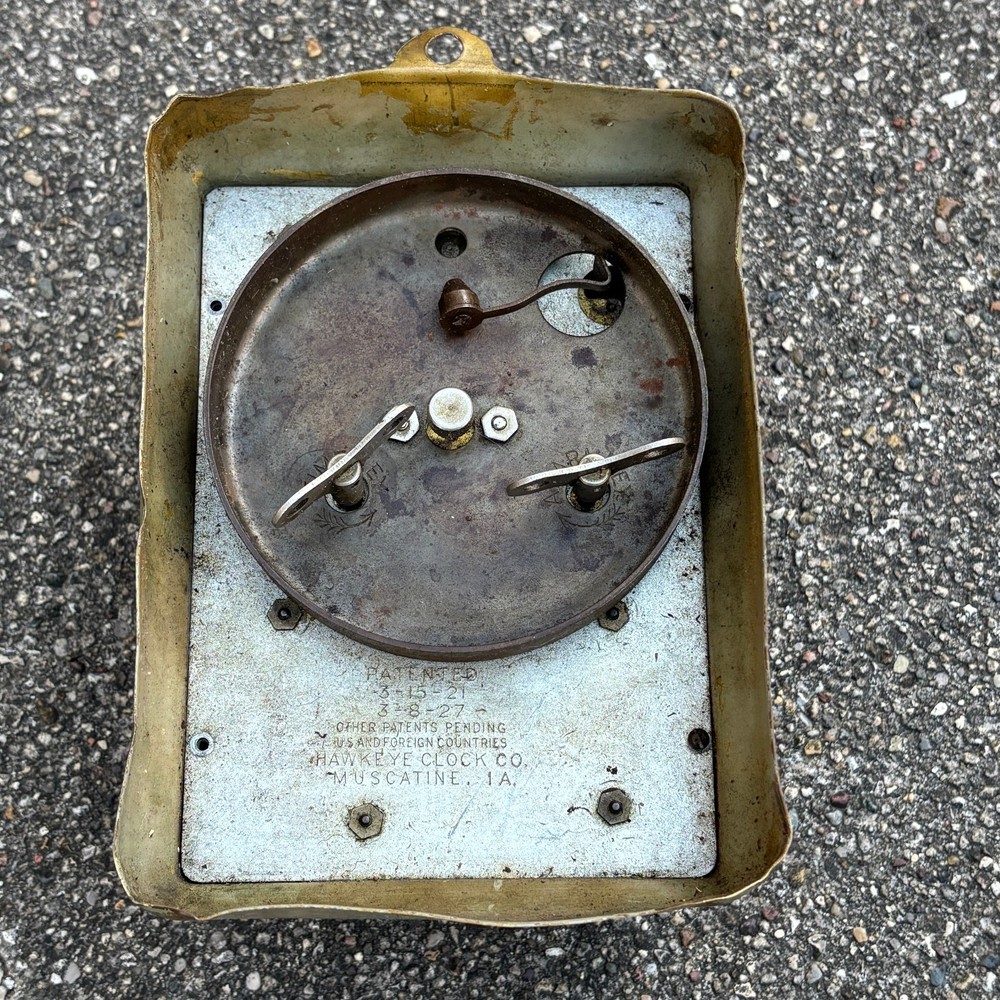 Hawkeye Clock Co. Reminder Clock Mechanical Wind Up Works