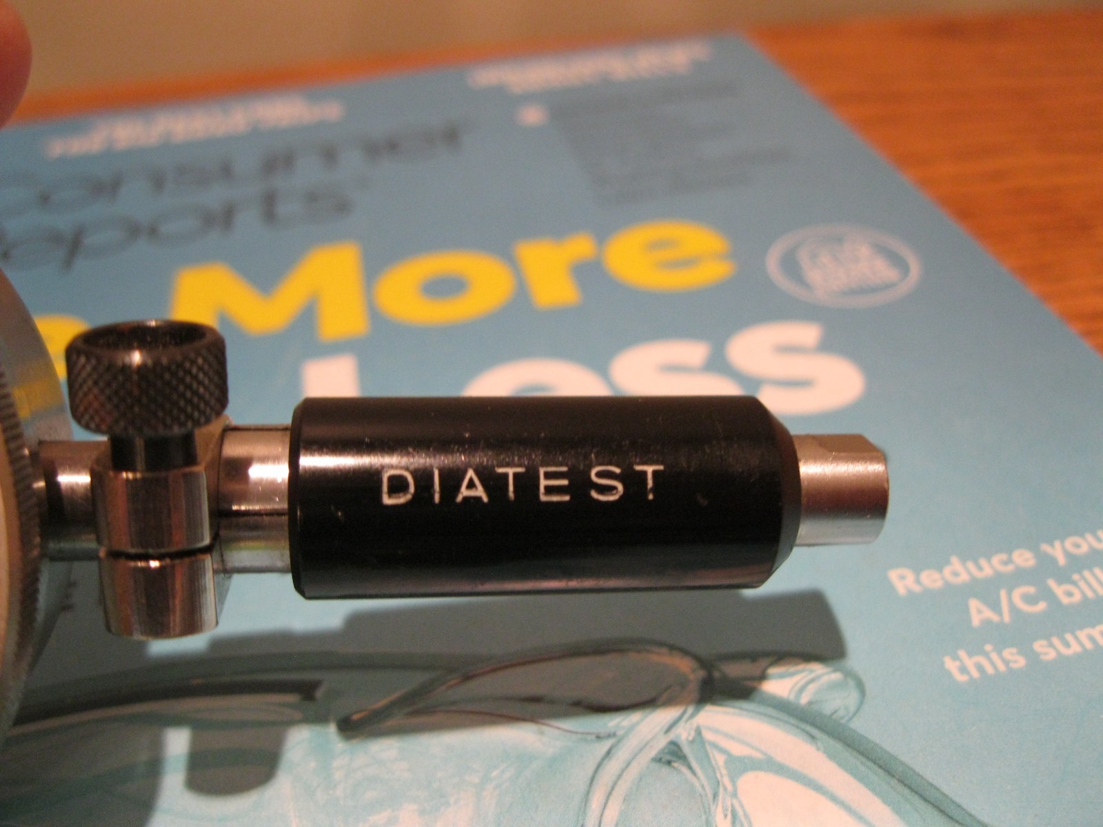 DIATEST THRU HOLE BORE GAGE 1.130-1.620 WITH 2 RINGS MACHINIST TOOLS