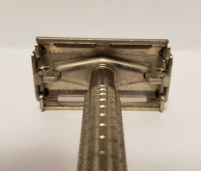 Vintage 1964 Gillette TTO Double Edge Safety Razor J4 Date Code