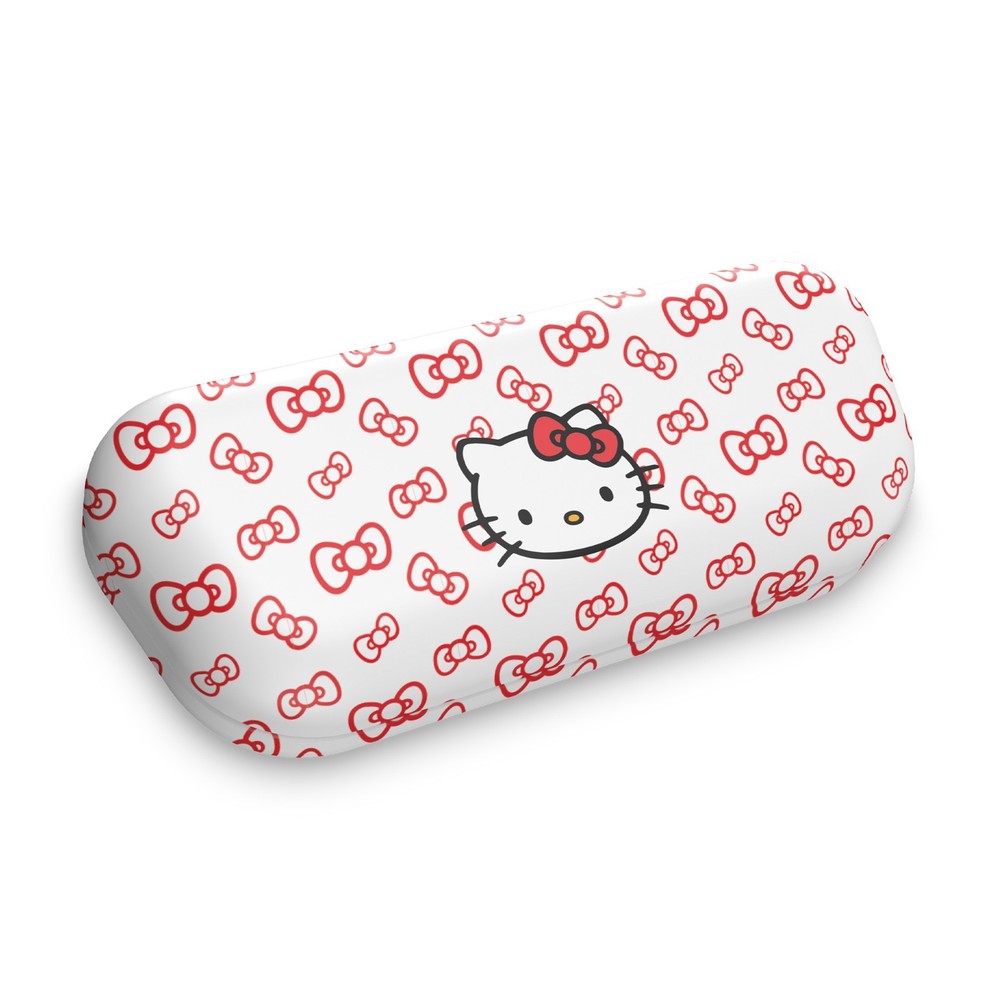 Hello Kitty Eyeglass Case - White